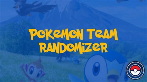 Pokemon Team Randomizer | PokeIndex