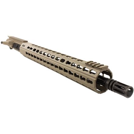 M4E1 Assembled UPPER 16 5 56 MID BARREL EK 15 QUANTUM HANDGUARD FDE