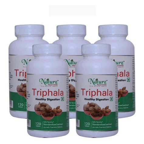 Buy Naturz Ayurveda Triphala 500mg 120 Tablets Pack Of 5 Natural