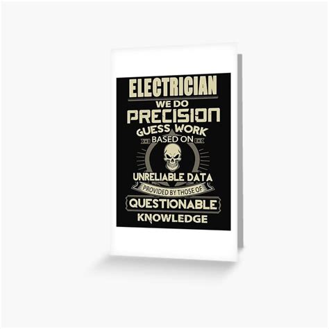 "funny electrician" Greeting Card for Sale by princegiri | Redbubble