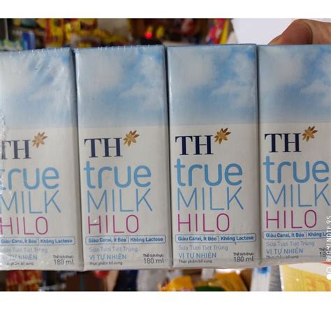 Th Ng L C S A Th True Milk Hilo Ml Shopee Vi T Nam