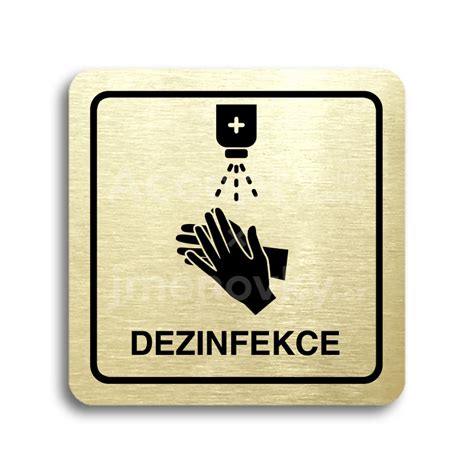 Piktogram Dezinfekce X Mm Jmenovky Cz