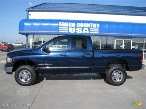 2003 Patriot Blue Pearl Dodge Ram 2500 Slt Quad Cab 4x4 28937069 Car Color