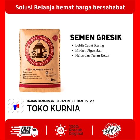 Jual SEMEN GRESIK 50KG Shopee Indonesia