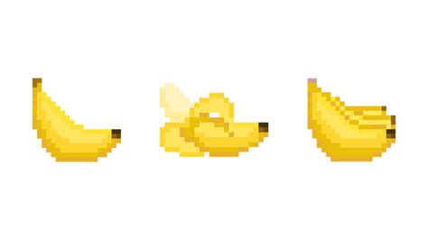 Minecraft Banana Pixel Art