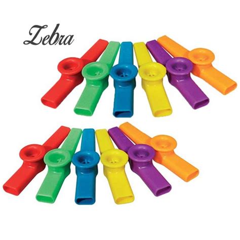 Plastic Kazoo 6 Mixed Color Wind Instrument Kazoo Instrument T