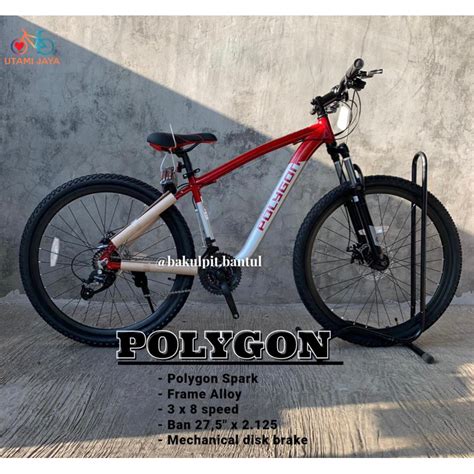 Jual Sepeda Gunung MTB Polygon Ring 26 Ring 27 5 Spark Thunder Monarch