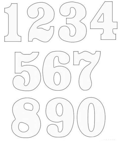 Moldes De Numerais Para Imprimir Atividades Para Colorir Images