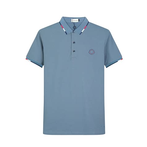 Camiseta 58196 Tipo Polo Azul Gris Para Hombre Jdc Luxury Store