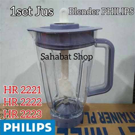 Jual Fc Fullset Gelas Jus Gelas Bumbu Blender Philips Hr