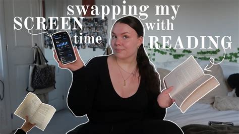 Swapping My Screen Time With Reading Reading Vlog YouTube