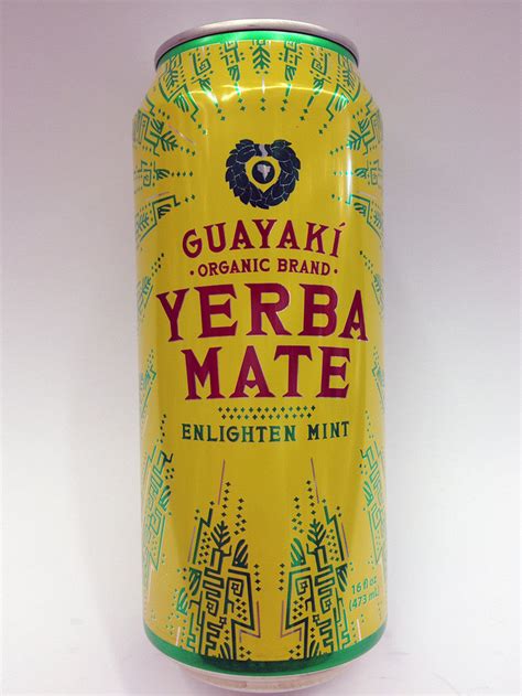 Guayaki Yerba Mate Enlighten Mint Soda Pop Shop