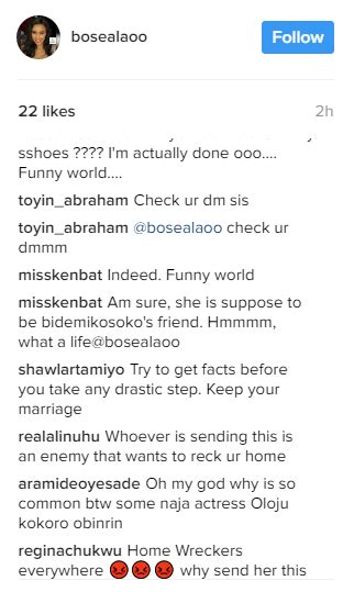 Actress Bose Alao Called Out For Accusing Fellow Actress Bidemi Kosoko