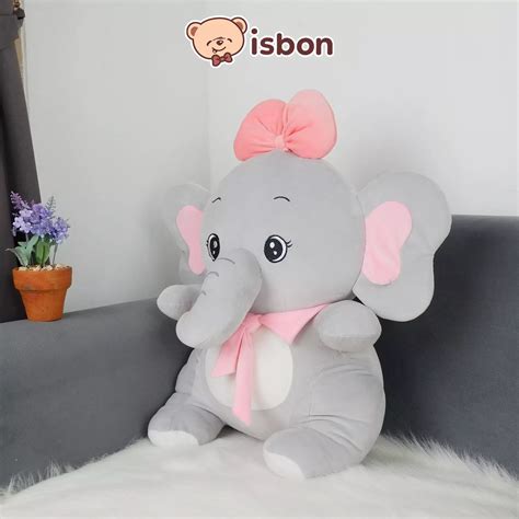 Jual Istana Boneka Istana Boneka Gajah Duduk Elephant Care With Pita