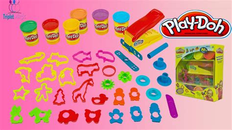 Play Doh Fun Factory Deluxe Set Toy Hasbro Playset Review Youtube