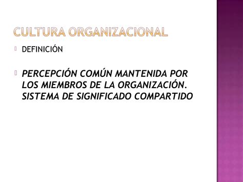 El Cambio Organizacional Ppt