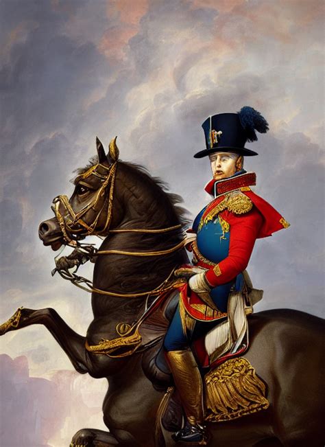 Krea Ai Grandiose Epic Portrait Of Napoleon Bonaparte Fre