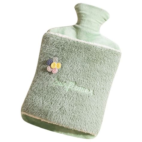 Portable Explosion Proof Plush Cartoon Winter Warm Hot Water Bottles Hand Warmer Water Injection