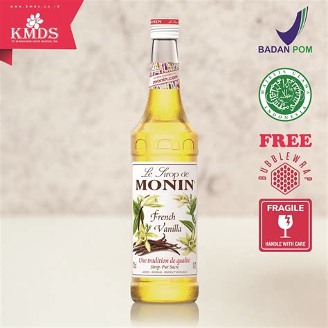 Jual MONIN French Vanilla Syrup 70 CL 700 ML Shopee Indonesia