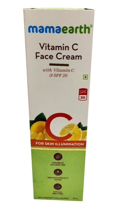 Mamaearth Vitamin C Face Cream For Personal Packaging Size G At Rs