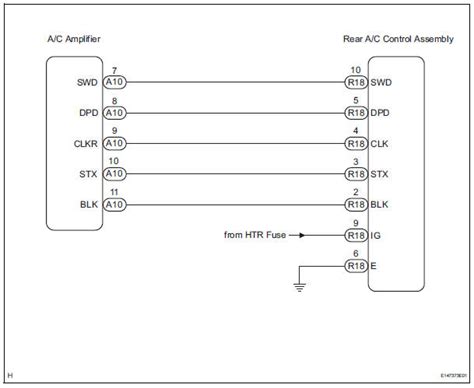 Toyota Sienna Service Manual Rear Air Conditioning Control Panel