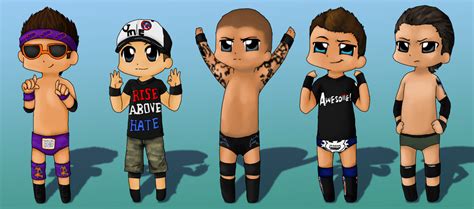 Wwe Chibis By Arkay9 On Deviantart