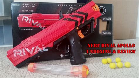 Nerf Rival Apollo Xv 700 Unboxing And Review Youtube