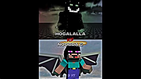 Hogalalla Vs Noobda G Shorts Minecraft Youtube