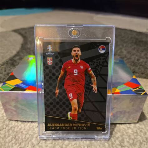 TOPPS MATCH ATTAX Euro 2024 Black Edge Edition BE8 Aleksander Mitrovic