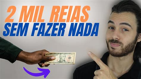 Como ganhar até 2 Mil reais em casa sem fazer NADA YouTube