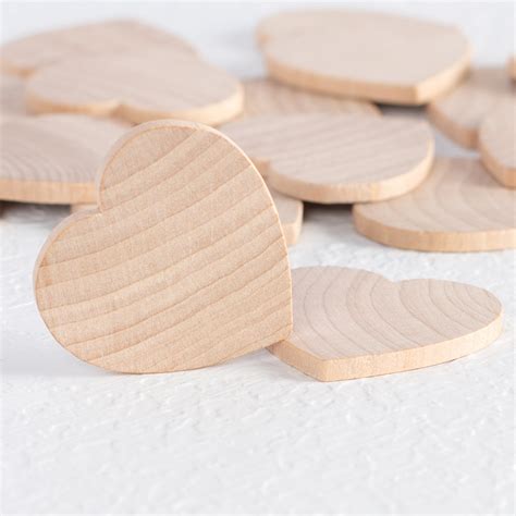 Unfinished Wood Heart Cutouts Wooden Hearts Stars Wood