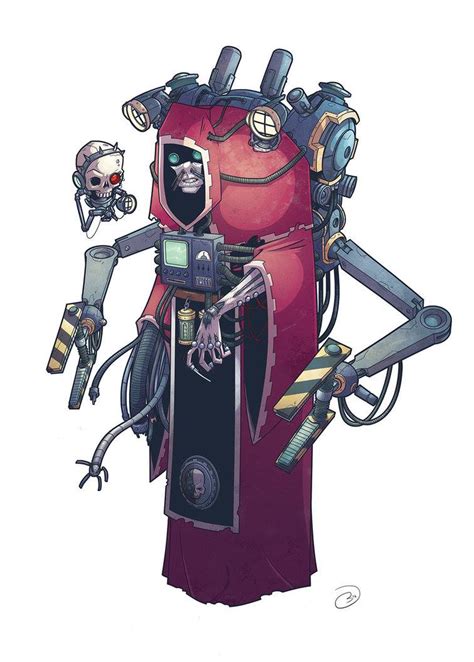 Tech Priest Art By Dan Boultwood 40k Gallery