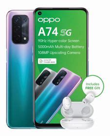 OPPO A74 5G 128GB Dual Sim Fantastic Purple Enco Wireless