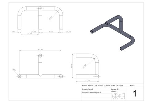 Desenho T Cnico Pe As Solidworks Behance