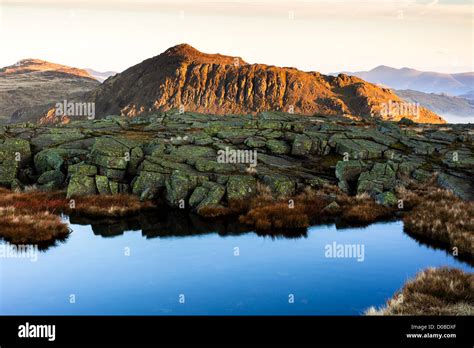 Bow Fell From Crinkle Crags English Lake District Stock Photo Alamy