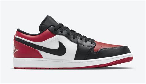 Air Jordan 1 Low Bred Toe 553558 612 Release Date SBD