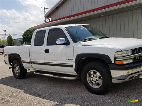 1999 Summit White Chevrolet Silverado 1500 Ls Extended Cab 4x4