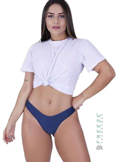 Calcinha Frescor Microfibra Concept Lingerie Azul Azul Concept Lingerie