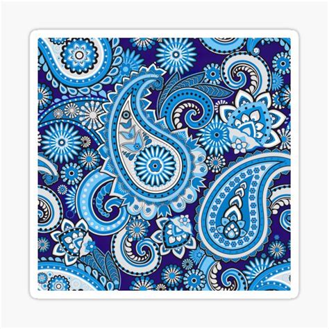 "Blue Paisley Pattern, Blue Paisley floral seamless Pattern, Blue ...