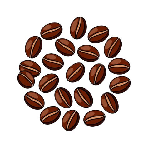 Coffee Beans Vector Illustration Premium Ai Generated Vector