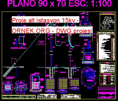 Proje Sitesi Genel Tesisat Detaylar Autocad Projesi