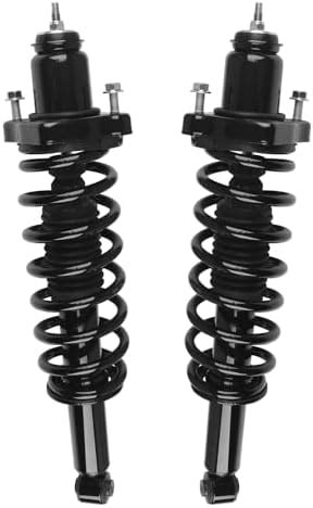 Amazon Autoround Pair Rear Complete Strut Coil Spring