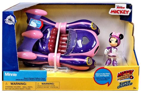 Disney Mickey Roadster Racers Super Charged Minnie Exclusive Pullback