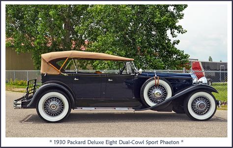 Packard Deluxe Eight Dual Cowl Sport Phaeton Visit On Flickr