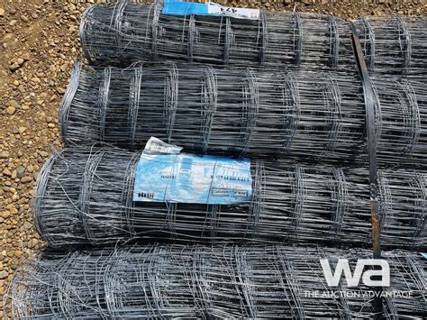 5 ROLLS 5FT X 100FT 4 X 4 WELDED WIRE FENCE