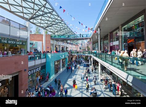 Liverpool One shopping centre mall city centre Liverpool Merseyside Stock Photo, Royalty Free ...