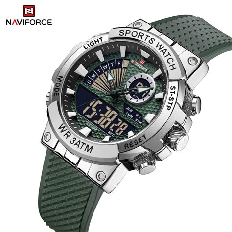 Naviforce Rel Gio Masculino De Luxo De Quartzo Prova D Gua Esportivo