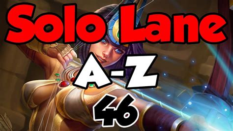 Smite Solo Lane A Z Neith Gameplay Youtube