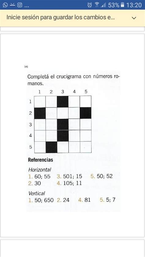 Ayudaaa crucigrama con números romanos Brainly lat