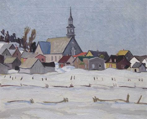 A Quebec Village Randolph S Hewton 1926 Mayberry Fine Art